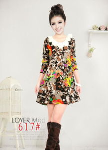 虎門(mén)2012秋冬裝時(shí)尚爆款淑女個(gè)性碎花多顏色連衣裙批發(fā)價(jià)格 廠家 圖片